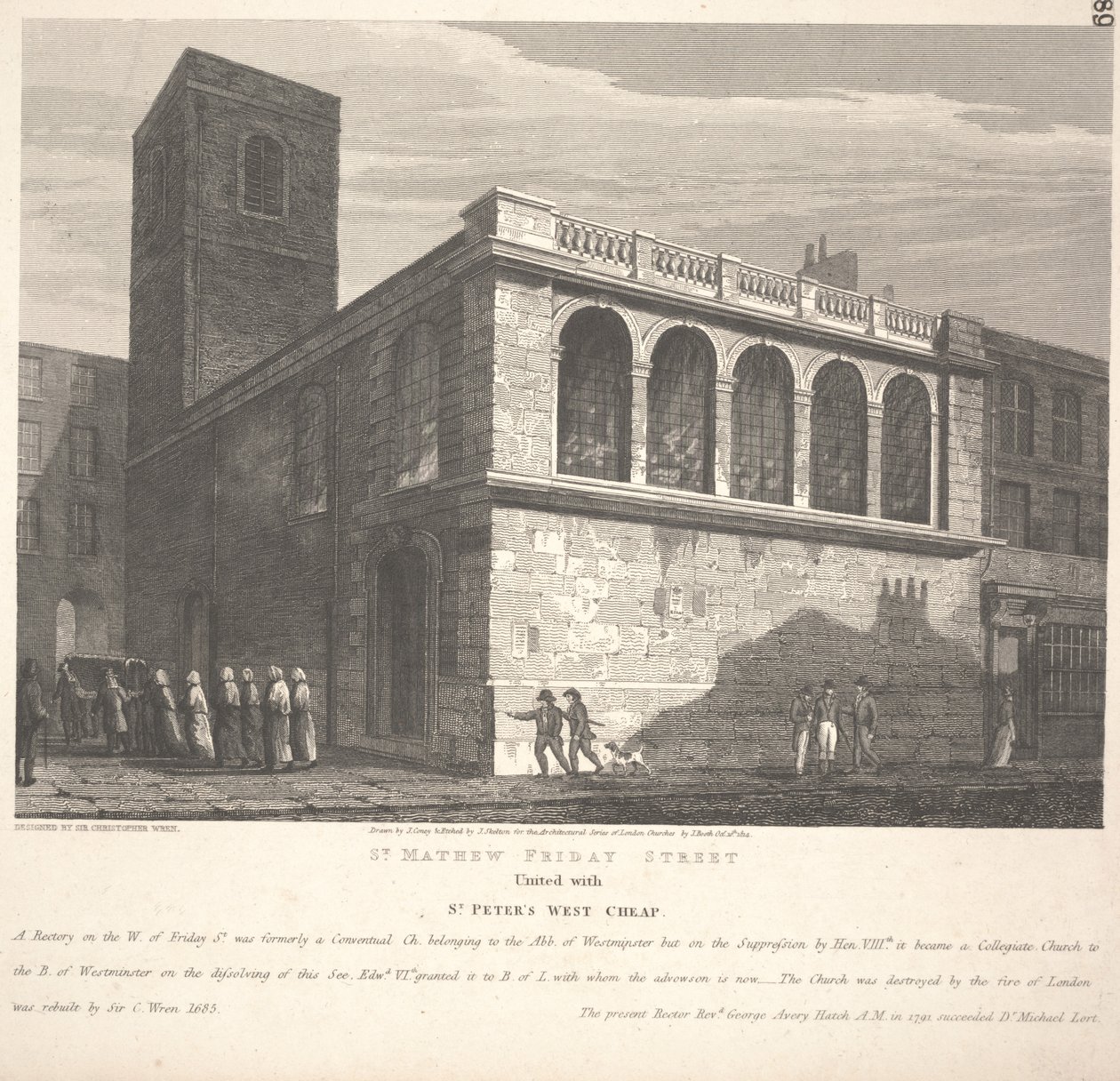 St. Mathew Friday Street door John Coney