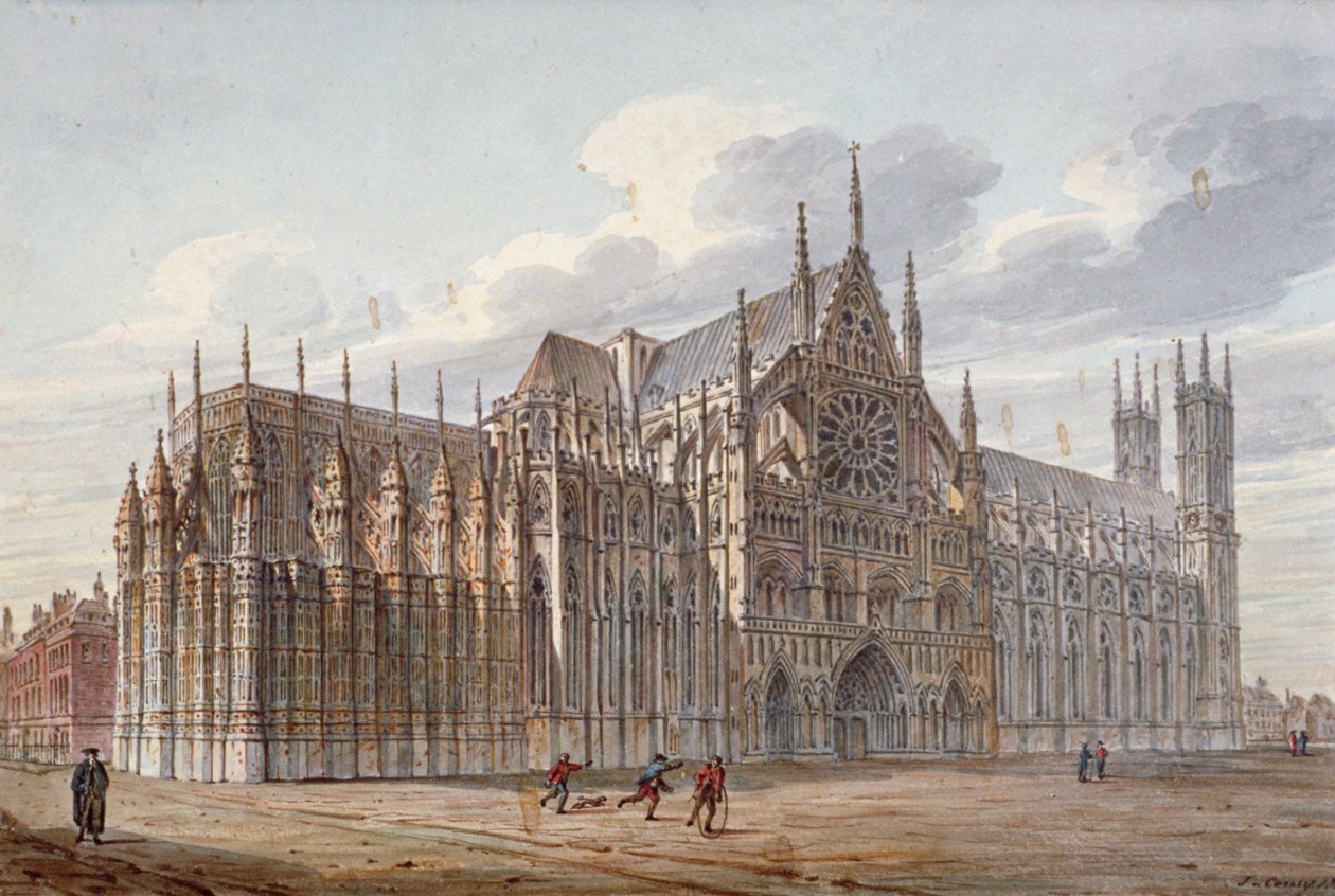 Westminster Abbey, Londen, 1816 door John Coney