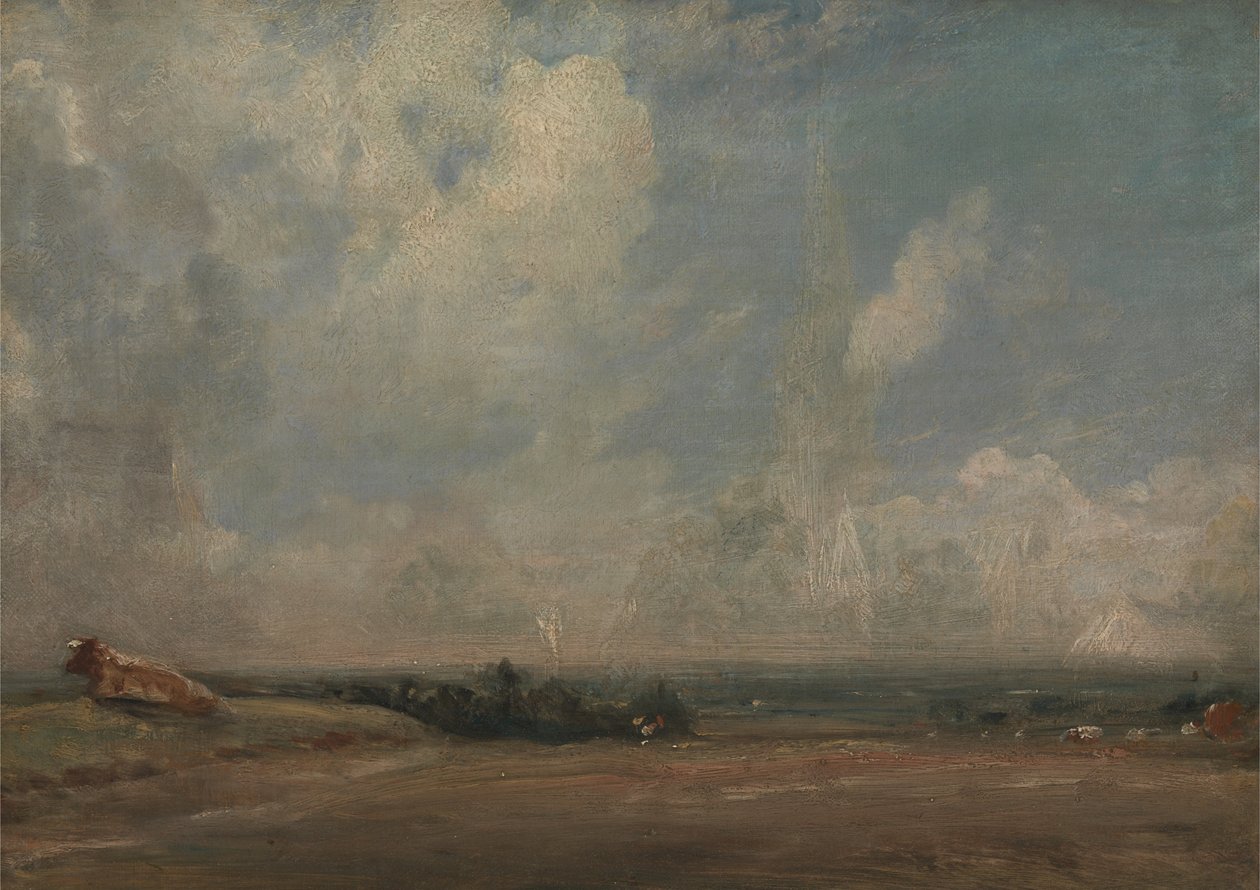 Uitzicht vanaf Hampstead Heath () door John Constable