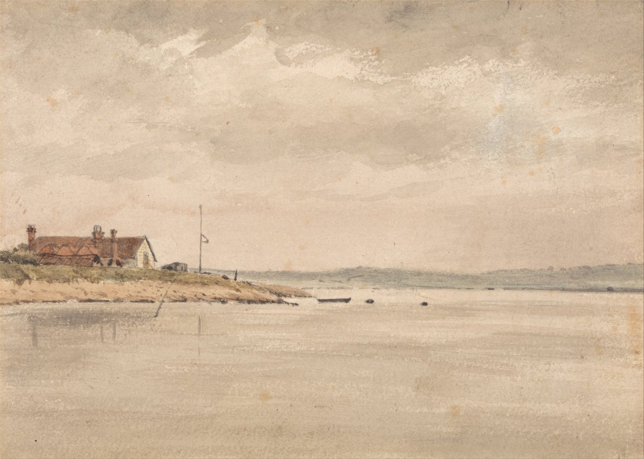 Uitzicht op de Orwell door John Constable