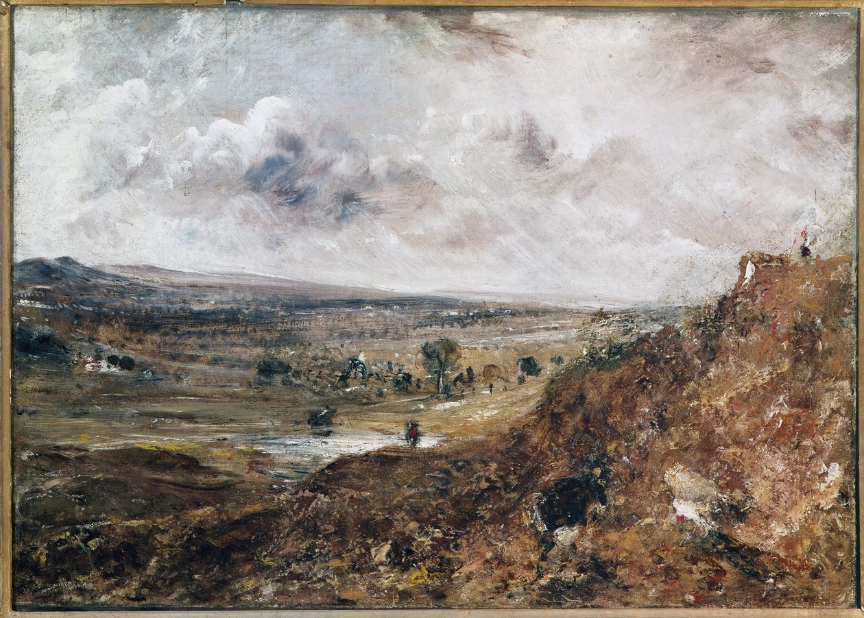 Branch Hill Pond, Hampstead door John Constable