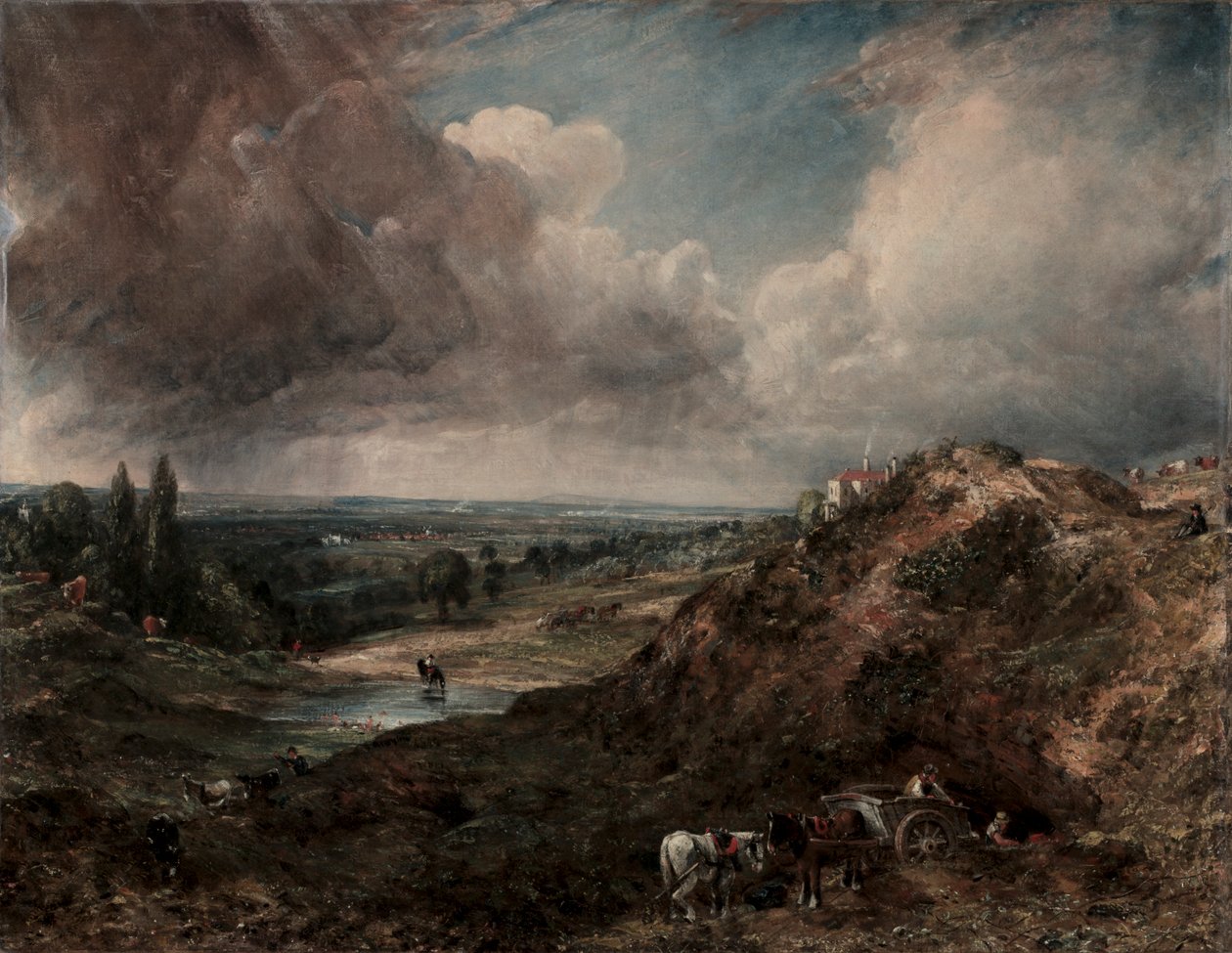Branch Hill Pond, Hampstead, 1828 door John Constable