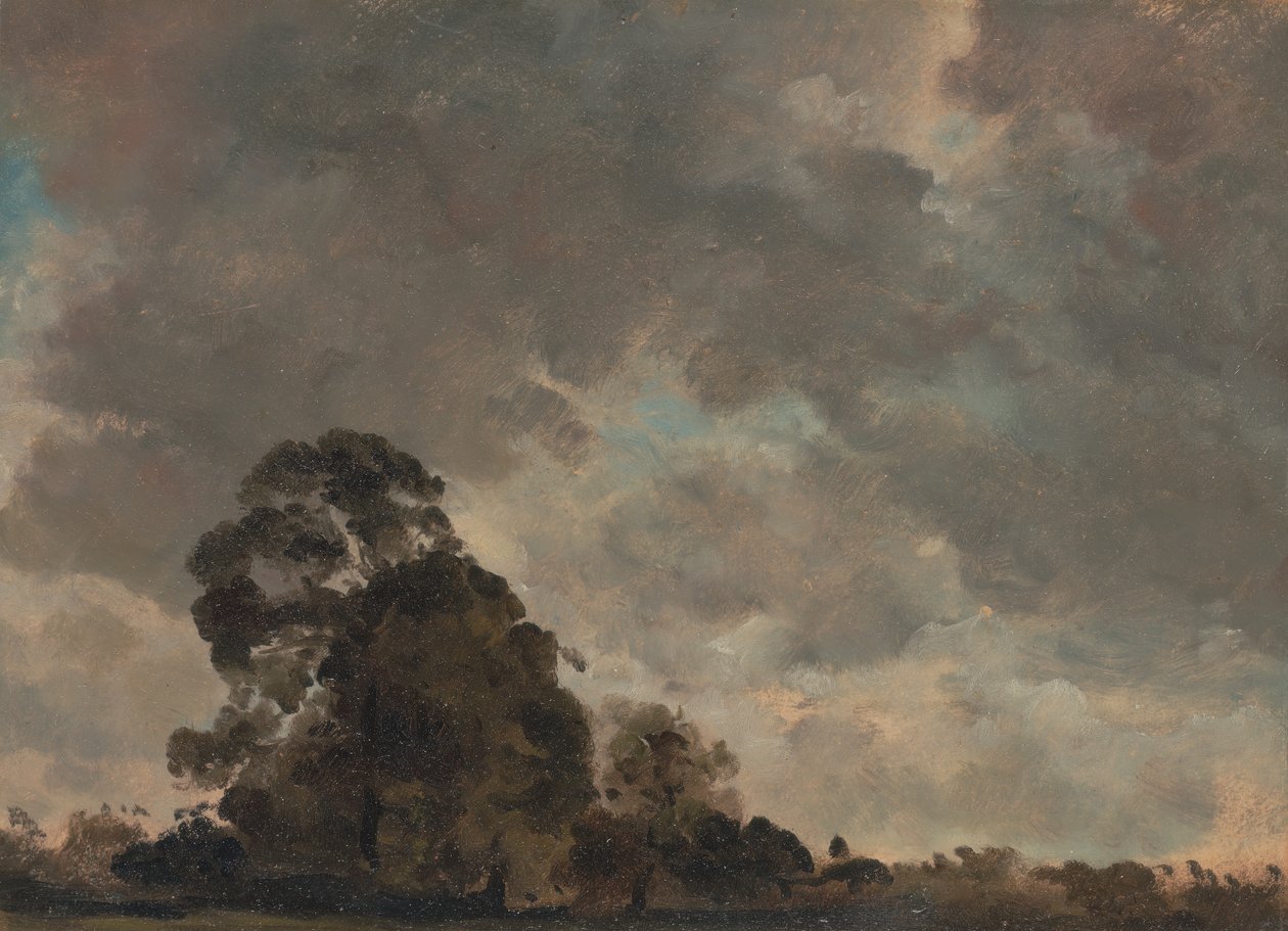 Wolkstudie, ca. 1821 door John Constable