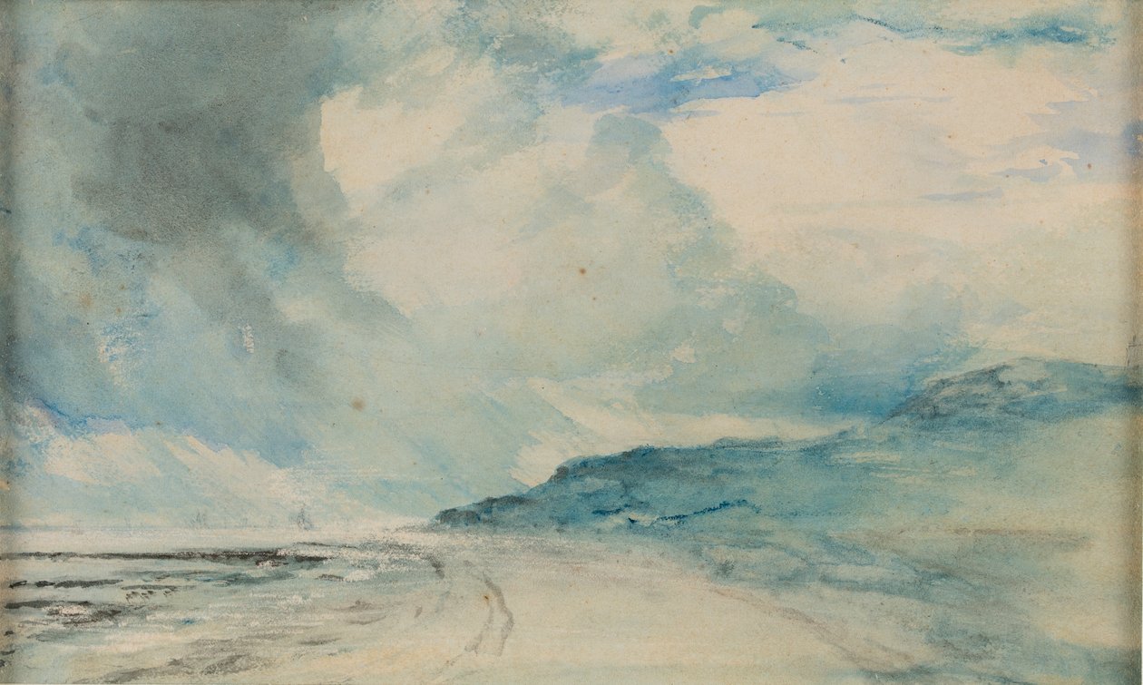 Cock Point, nabij Folkestone door John Constable
