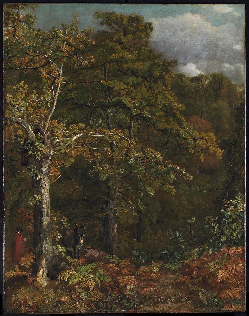 Rand van een bos, rond 1816 door John Constable