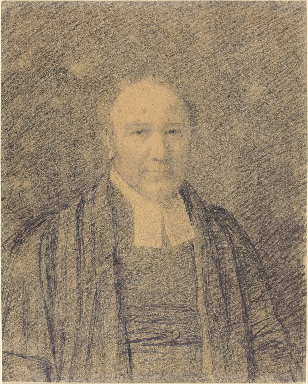 Halflang Portret van een Geestelijke door John Constable