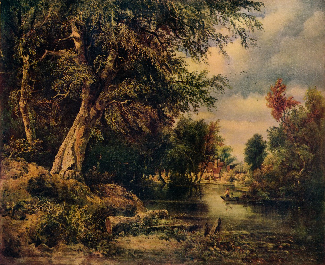Landschap, 1911 door John Constable