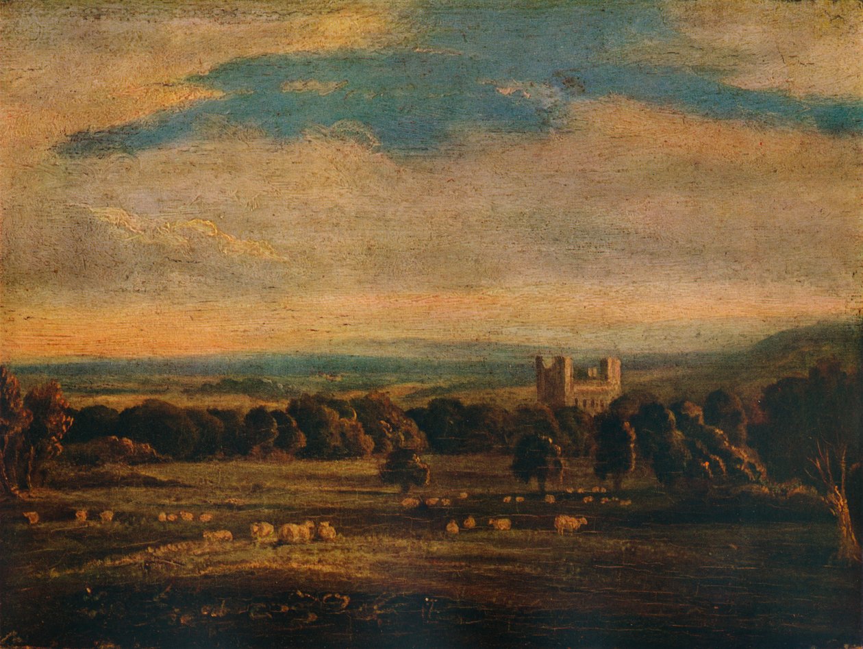 Kasteel van Naworth, ca. 1826 door John Constable