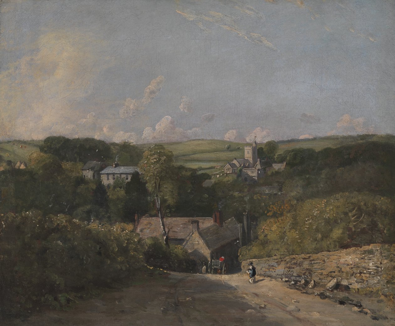 Osmington Village, 1816 tot 1817 door John Constable