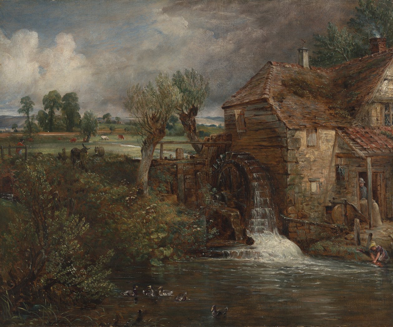 Parham Mill, Gillingham door John Constable