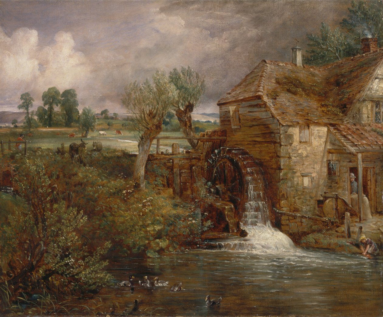 Parham Mill, Gillingham door John Constable
