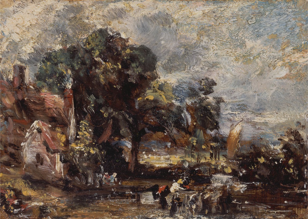 Schets voor De Hooiberg, ca. 1820 door John Constable