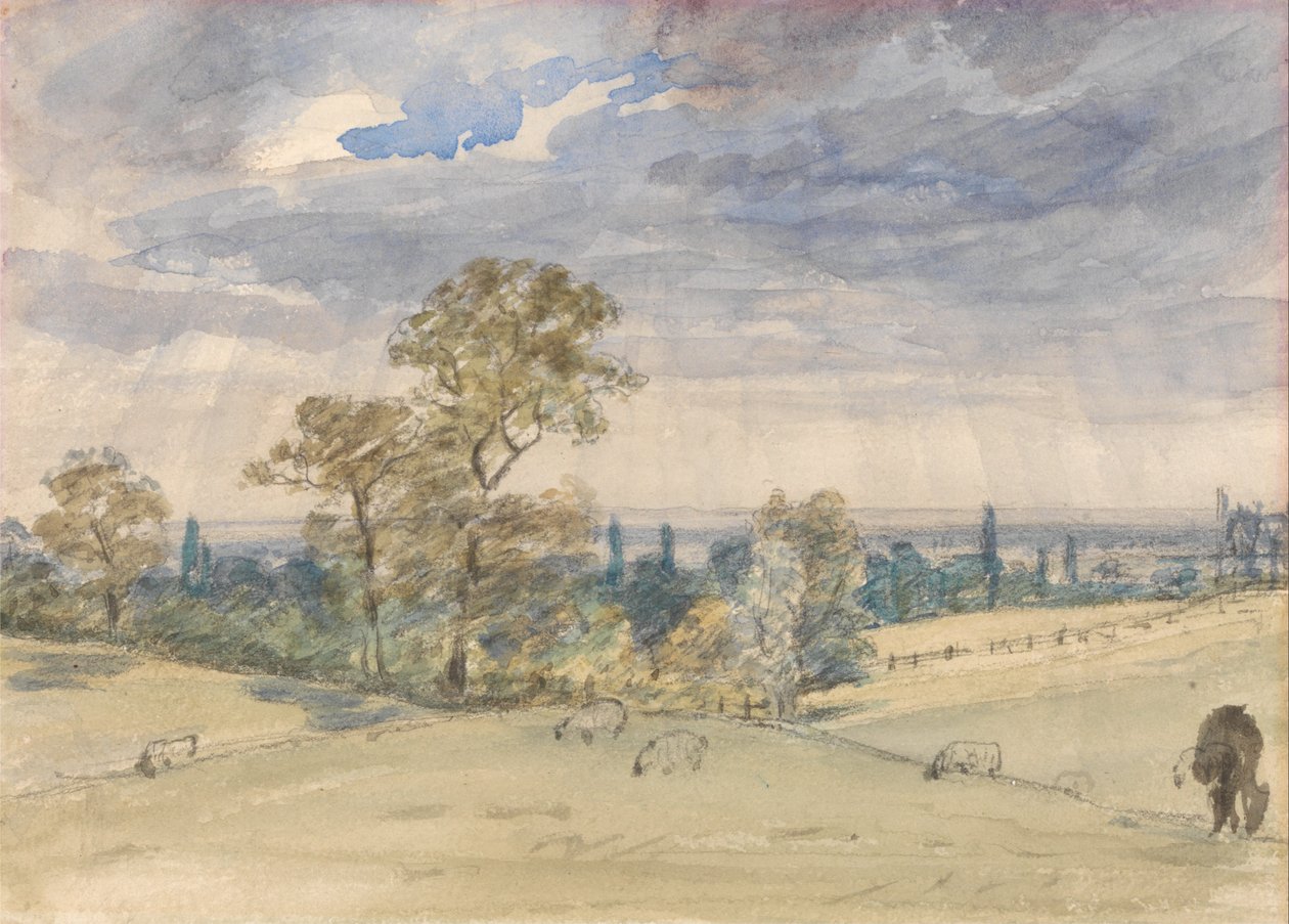 Suffolk Landschap door John Constable