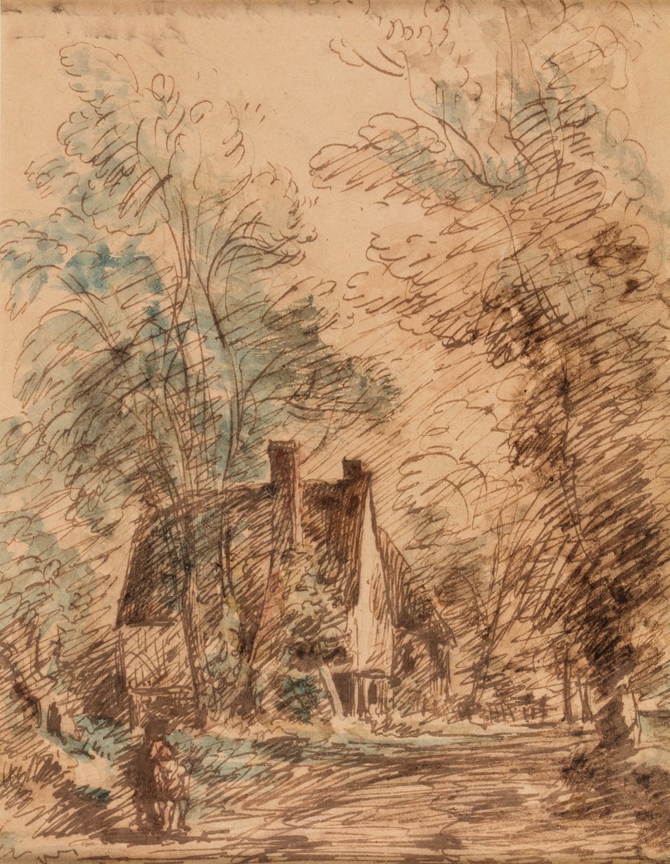 Water Lane, Stratford St. Mary door John Constable