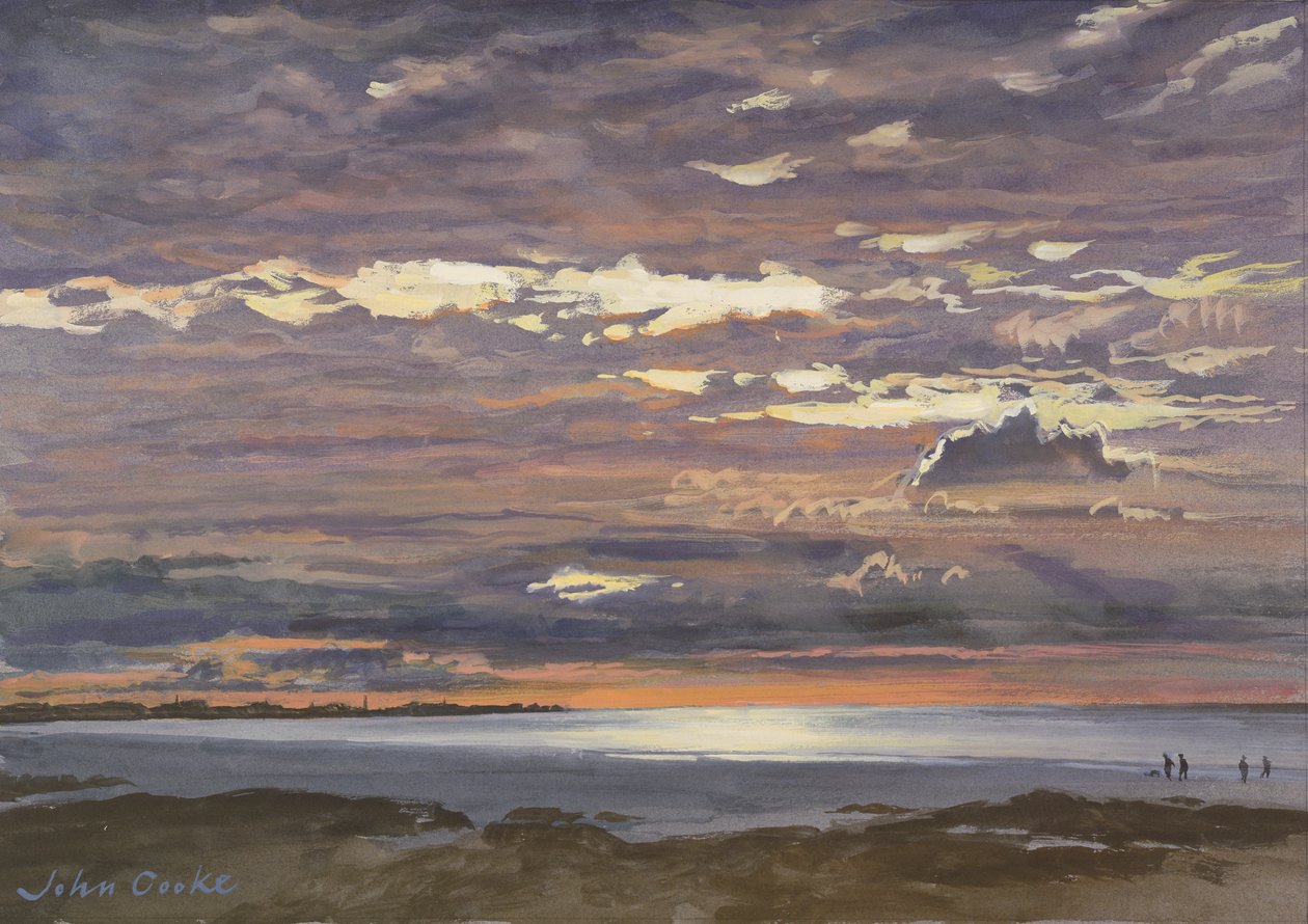 Avond, Ouistreham, 2000 door John Cooke