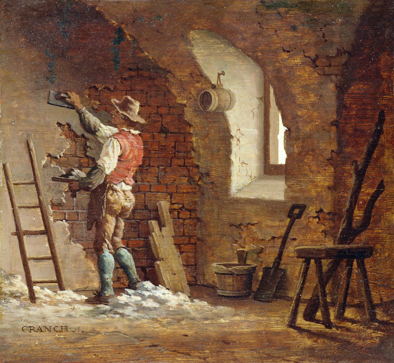 Stukadoor, ca. 1807 door John Cranch