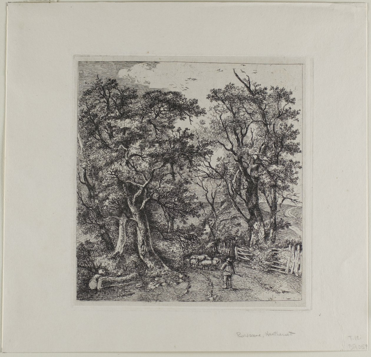 Wegscène, Heathersett door John Crome