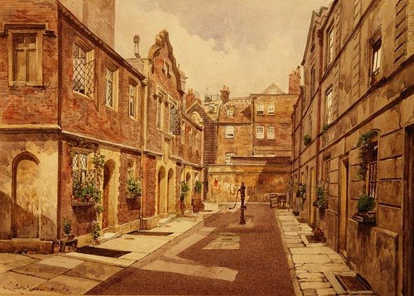 Armenhuizen, Cock Court door John Crowther