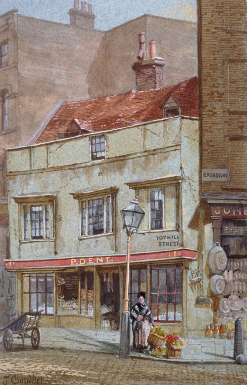 No 1 Tothill Street, Westminster, Londen, ca. 1880 door John Crowther