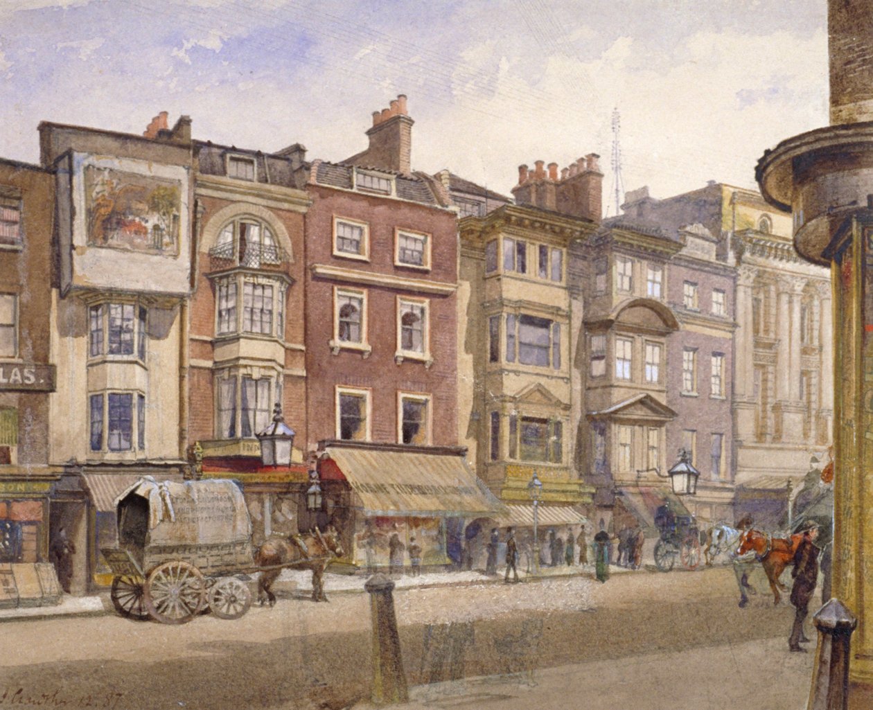 Nos 412-418 Strand, Westminster, Londen door John Crowther