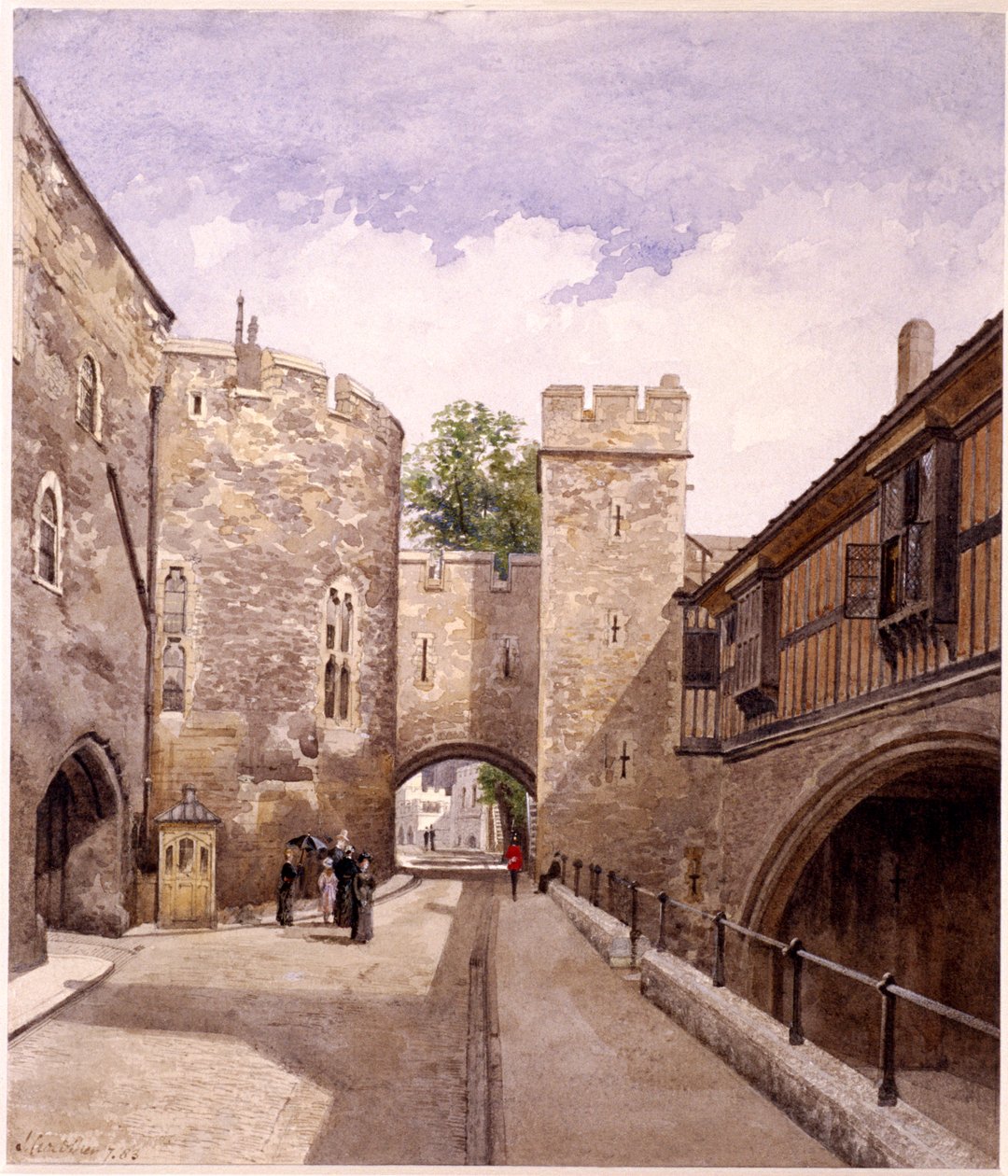 Tower of London, Londen, 1883 door John Crowther