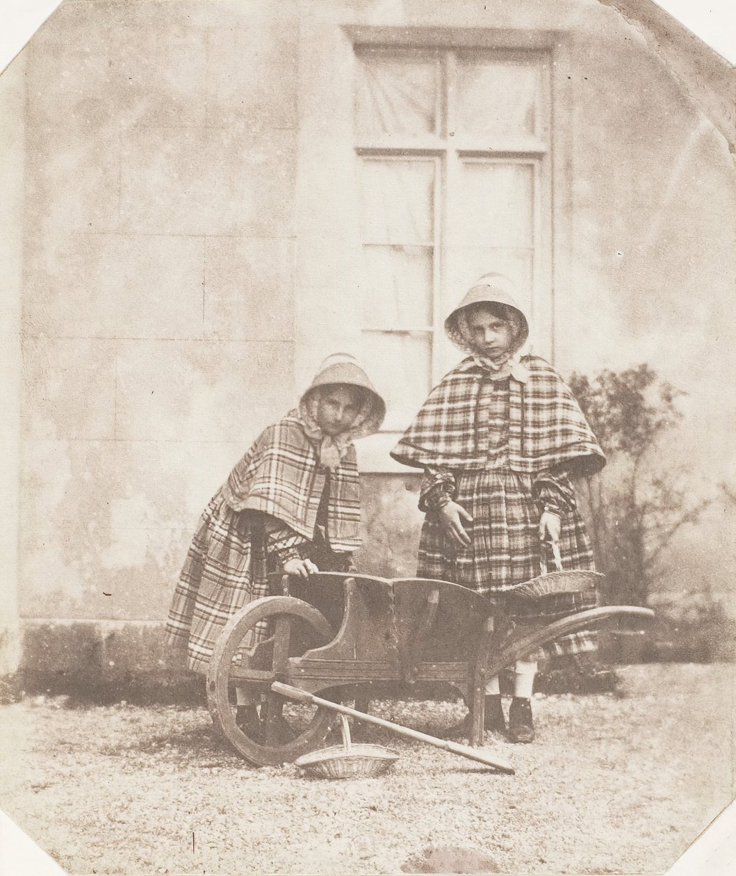 Elinor en Lucy Llewelyn, 1853-56 door John Dillwyn Llewelyn