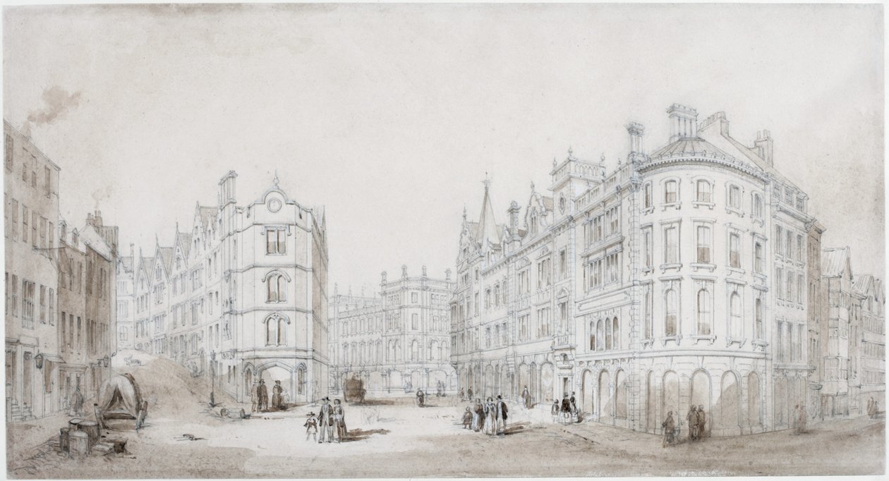 Akenside Hill, Newcastle upon Tyne door John Dobson