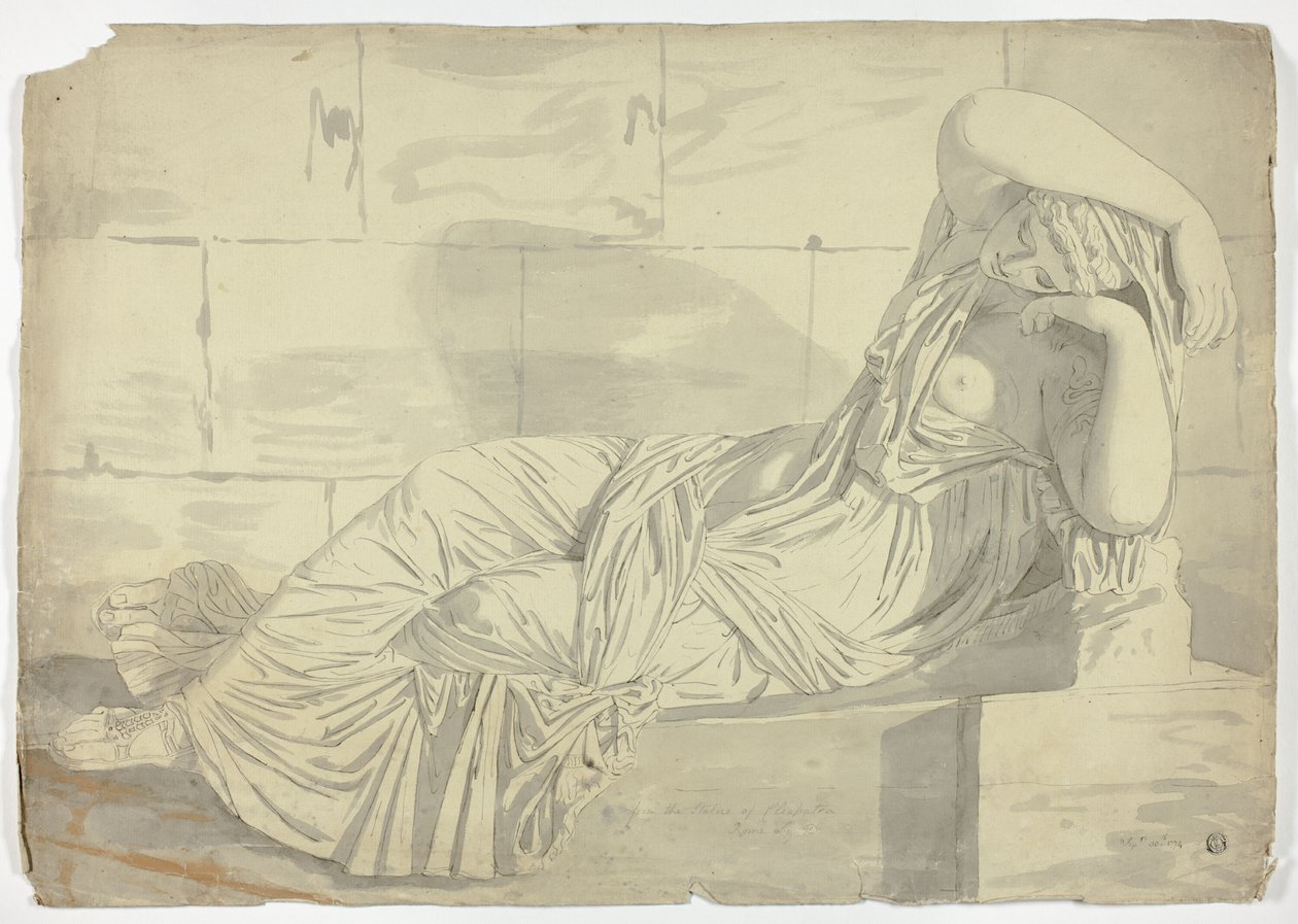 Na Beeldhouwwerk van Ariadne door John Downman
