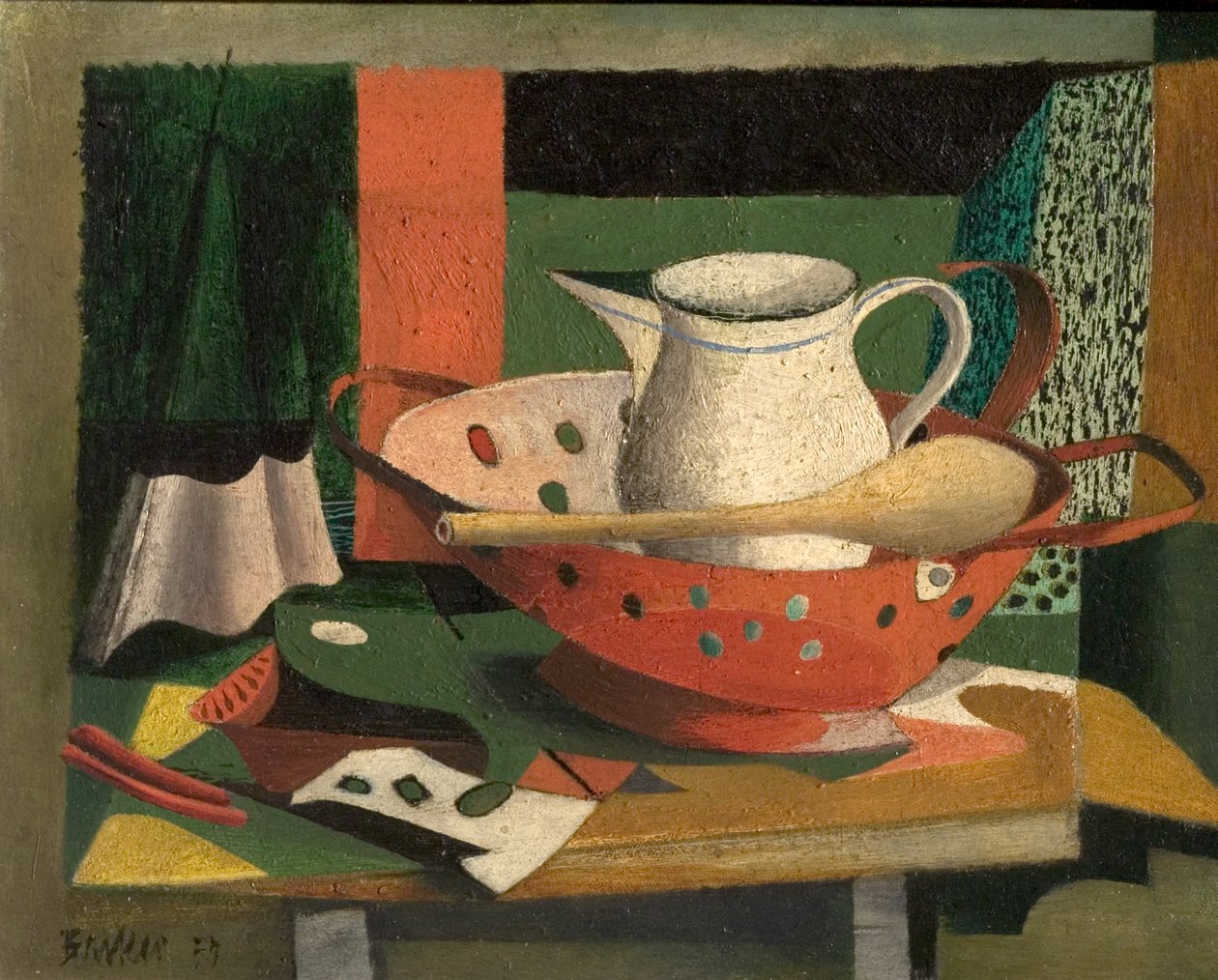 Keuken stilleven door John Edward Barker