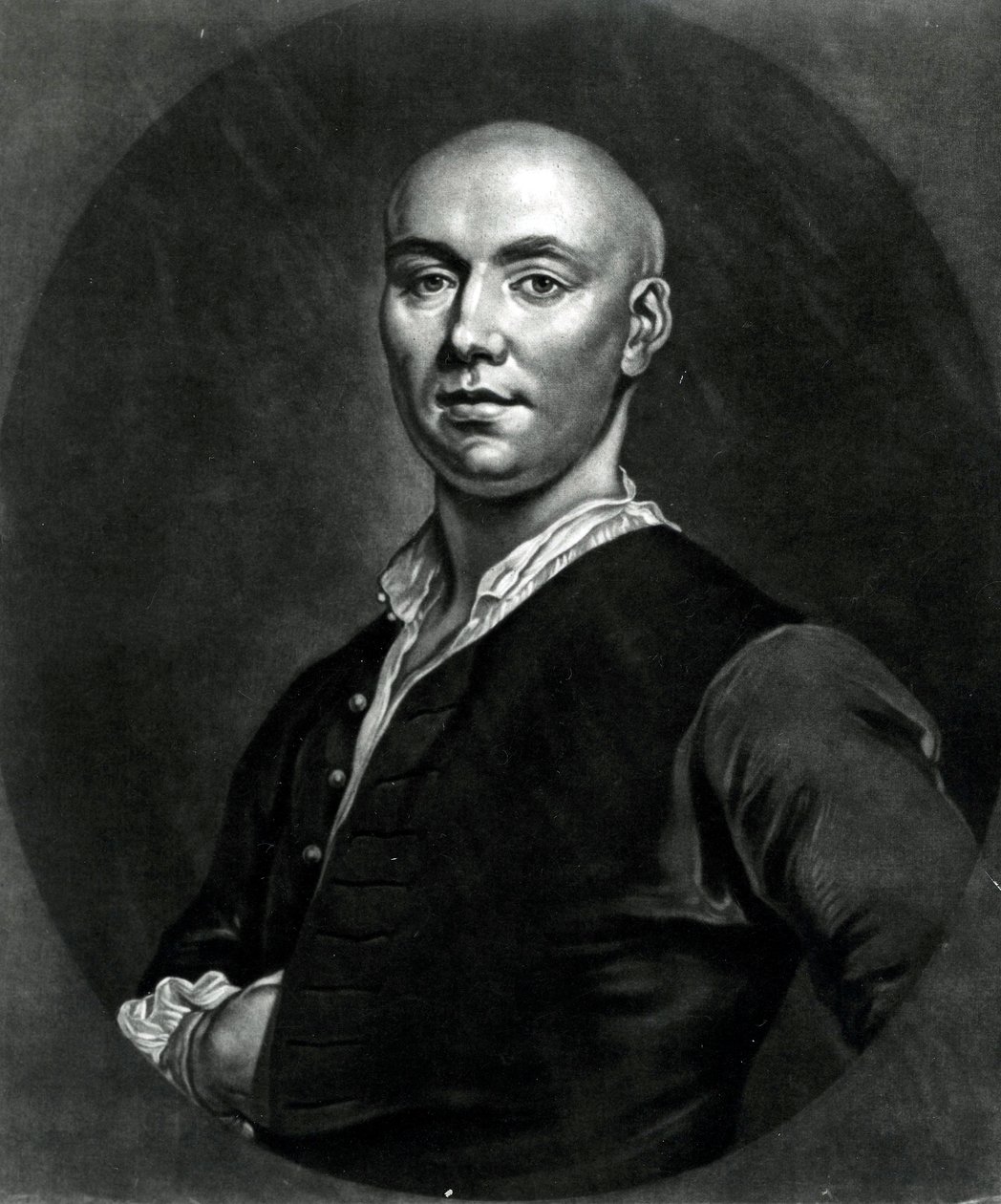John Broughton (mezzotint) door John Ellys