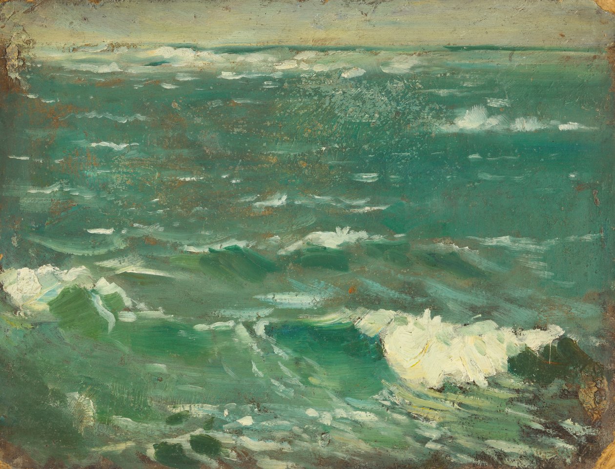 Zeegezicht, ca. 1909 door John Everett
