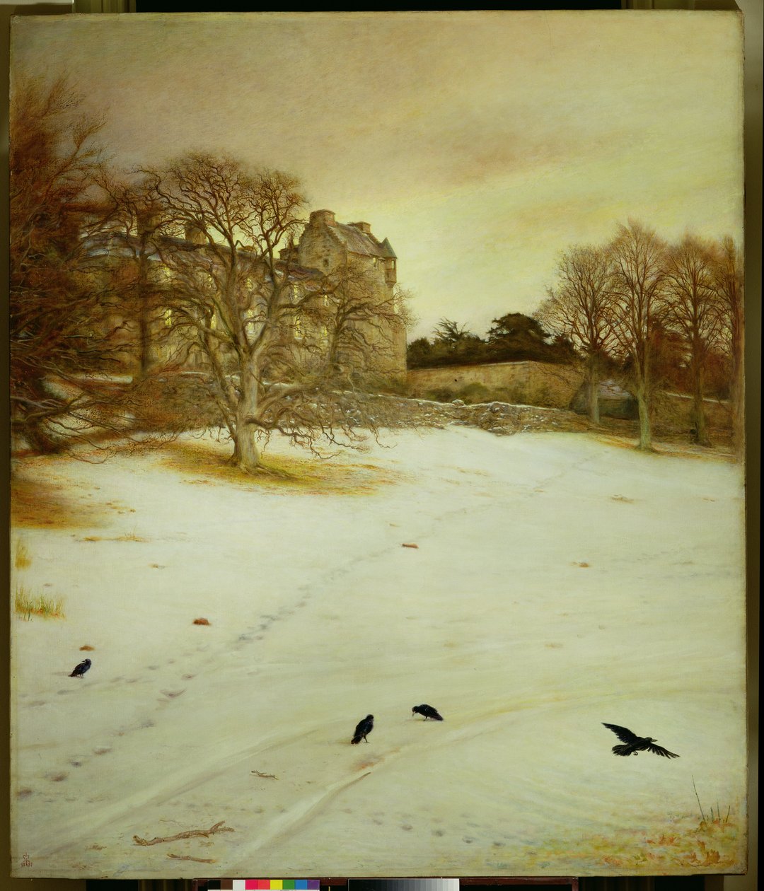 Kerstavond, 1887 door John Everett Millais