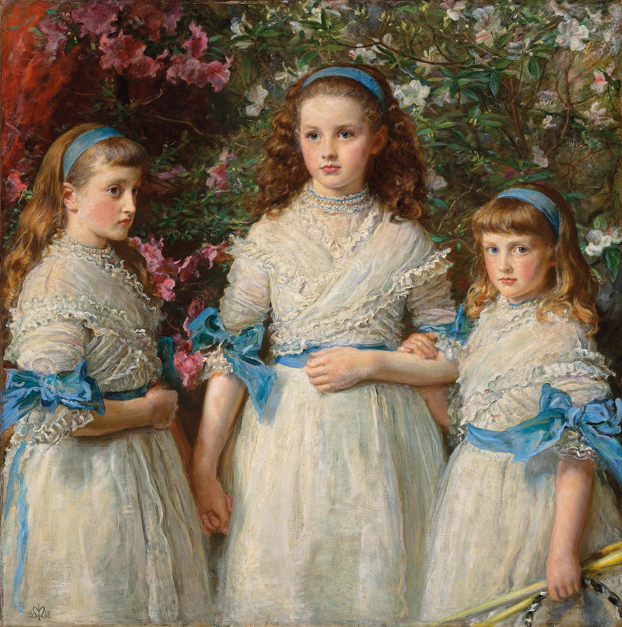 Zusters door John Everett Millais