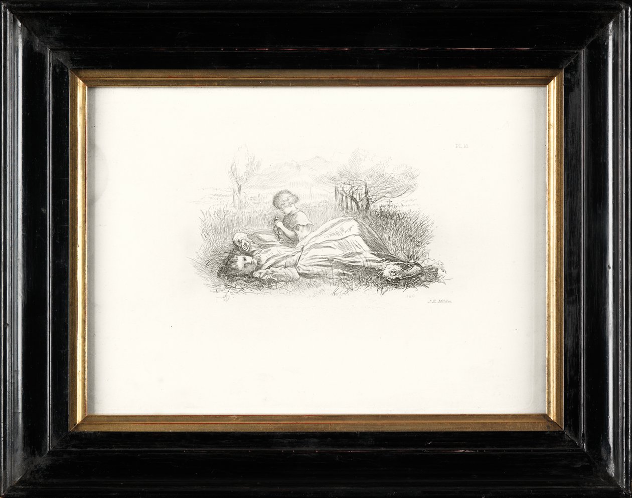 Zomer Luiheid door John Everett Millais