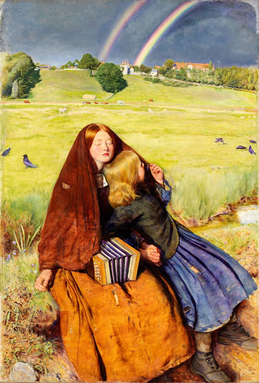 Het blinde meisje door John Everett Millais