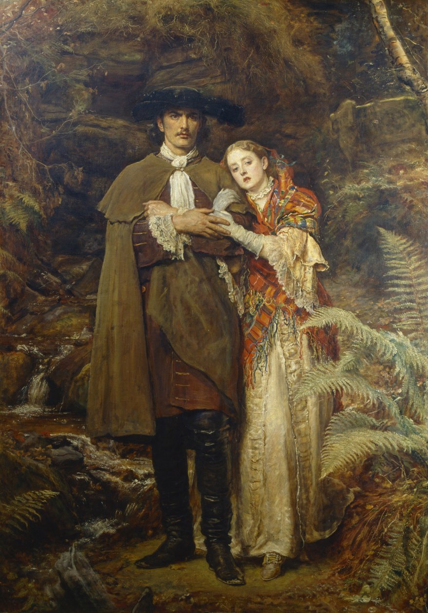 De Bruid van Lammermoor door John Everett Millais
