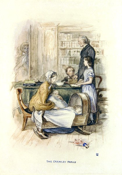 De Familie Crawley door John Everett Millais