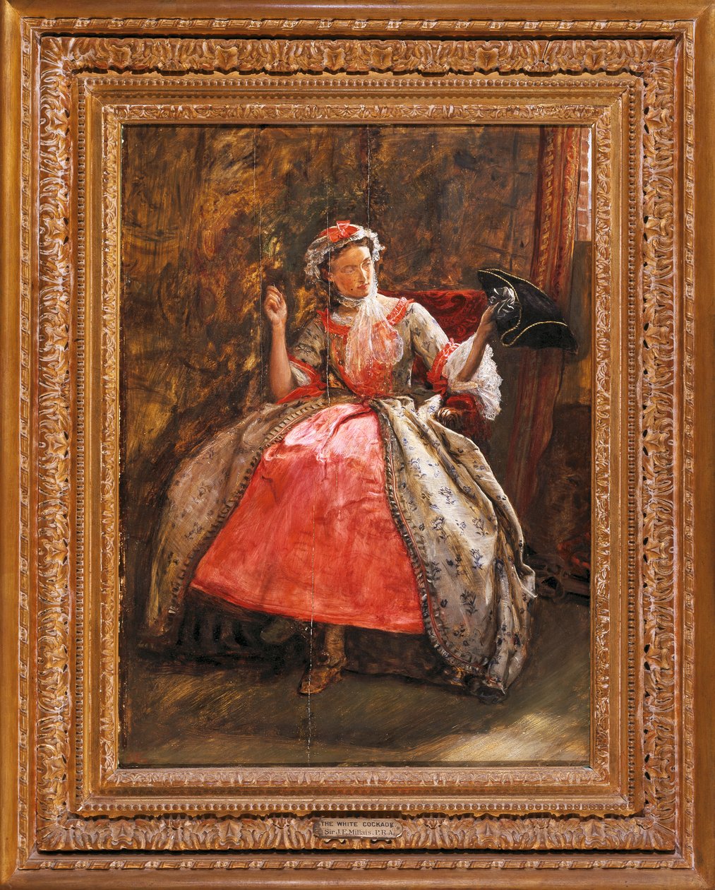 De witte kokarde door John Everett Millais