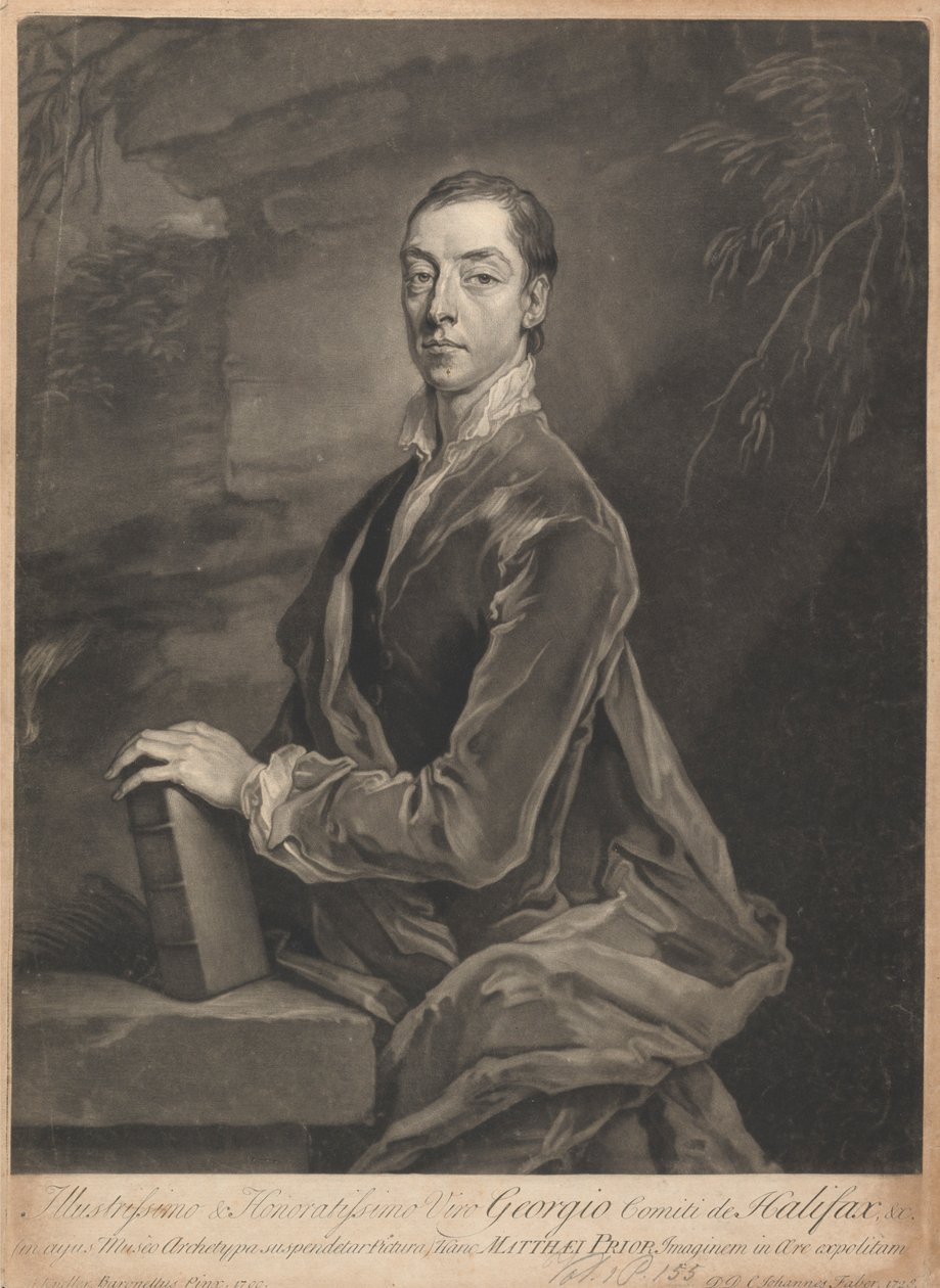Matthew Prior door John Faber the younger