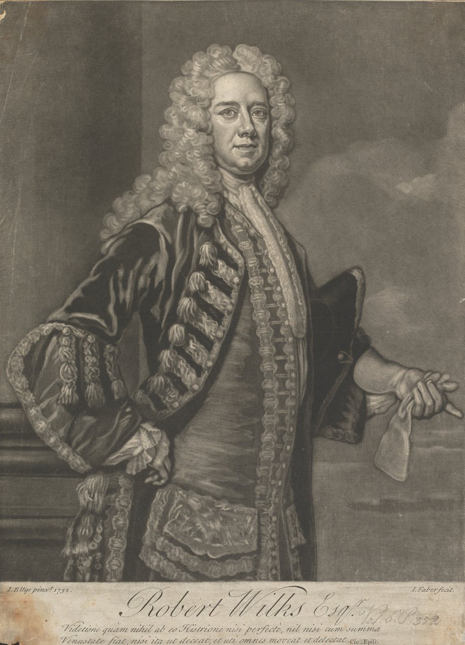 Robert Wilks Esq. door John Faber the younger