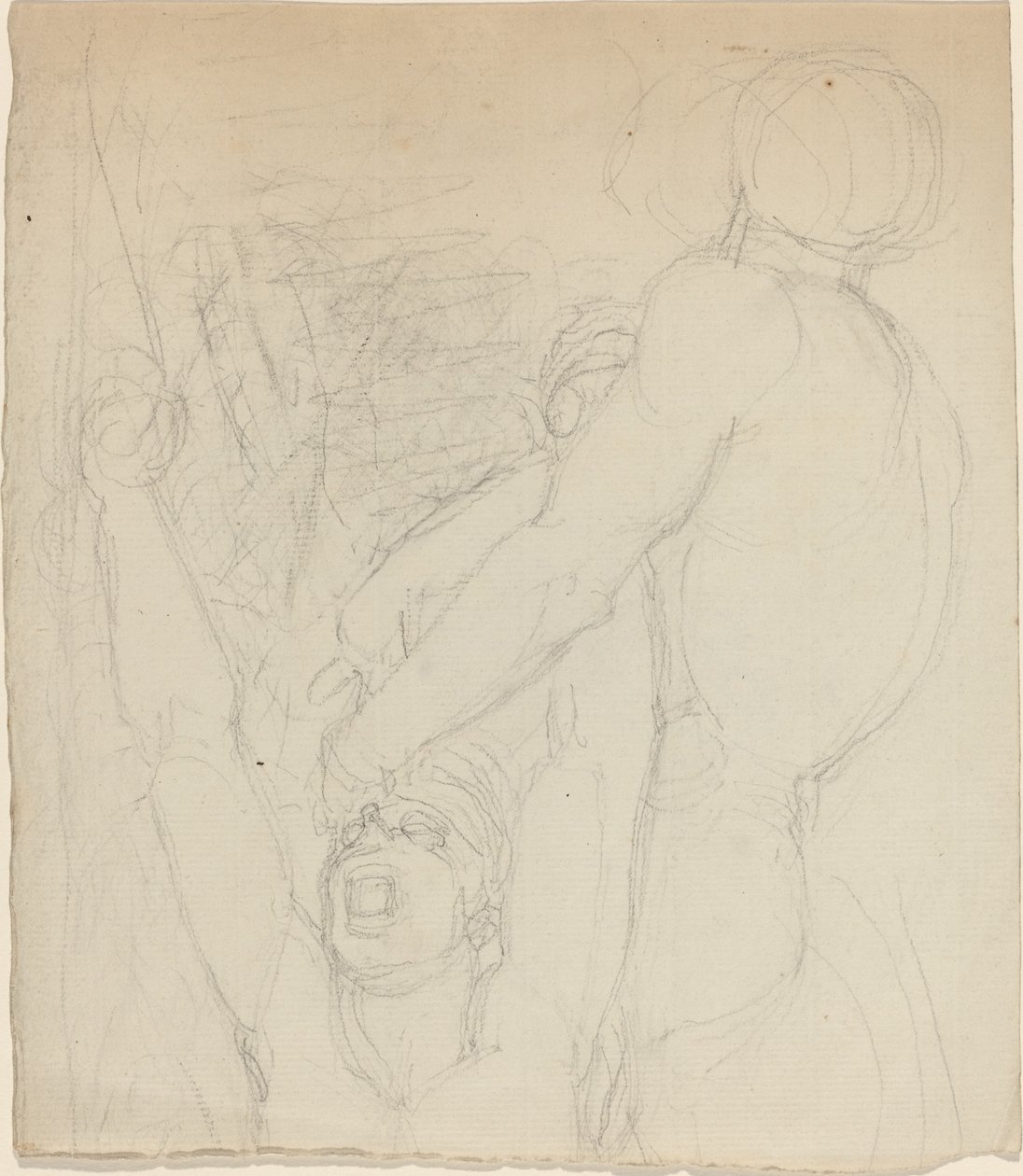 Twee Vechtende Figuren door John Flaxman