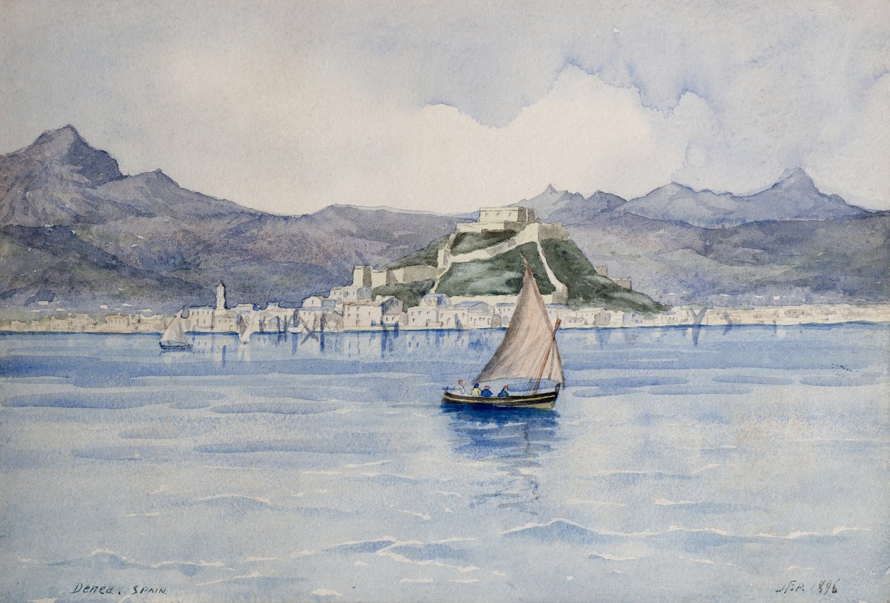 Denia, Spanje door John Francis Pollock