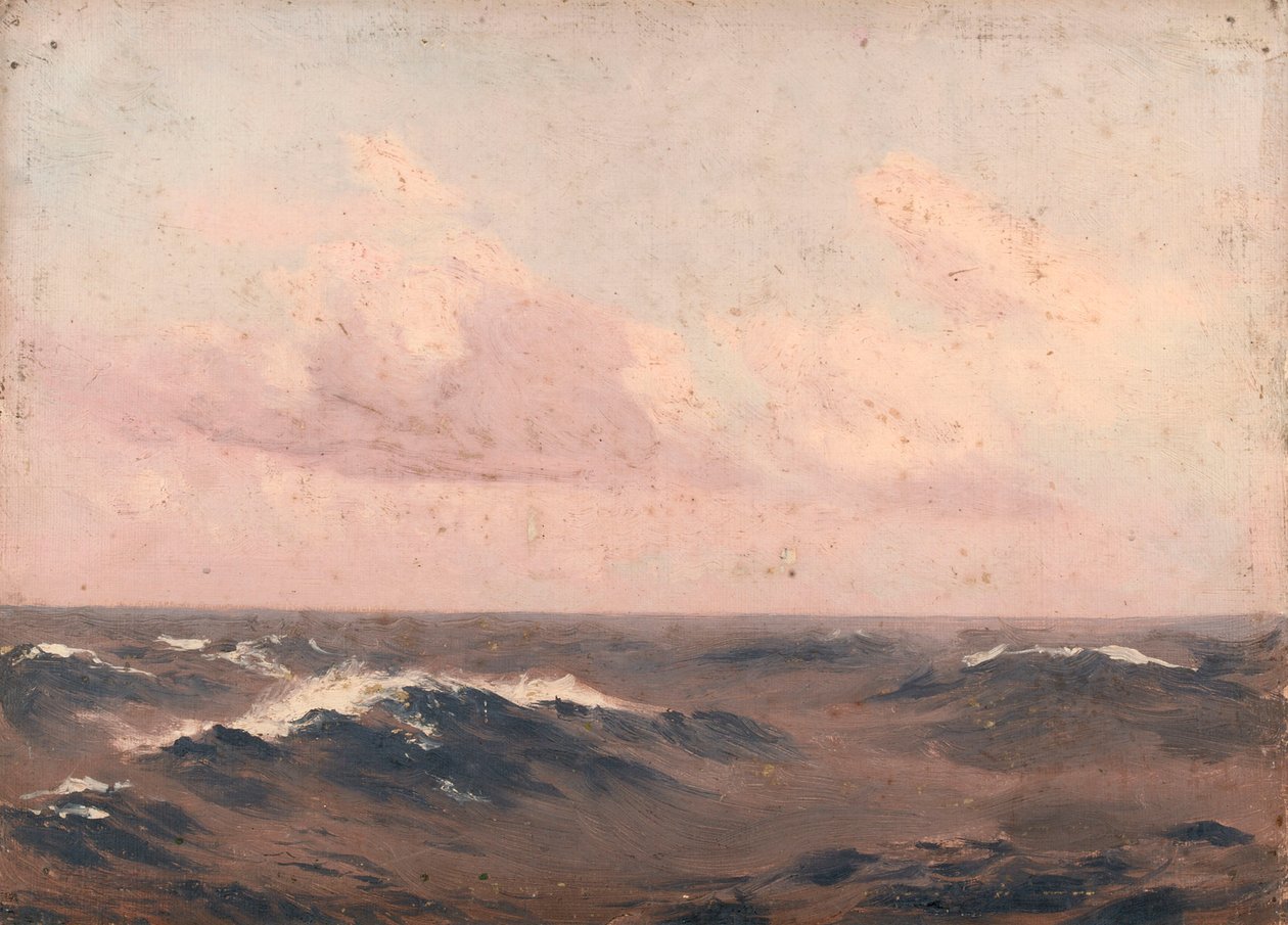 Zeegezicht, c.1900 door John Fraser