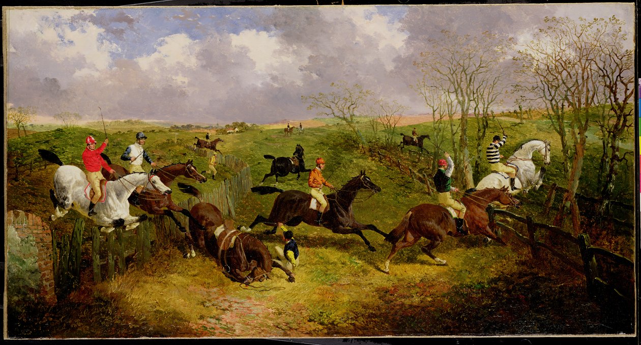 Een Steeplechase door John Frederick Herring Jnr