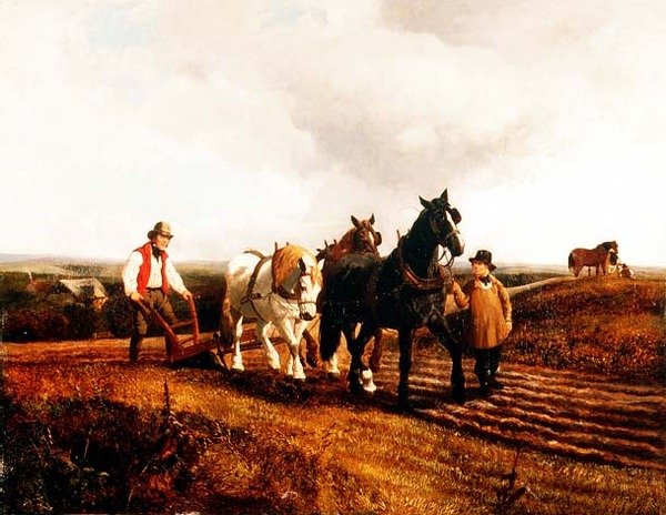 Ploegen door John Frederick Herring Jnr