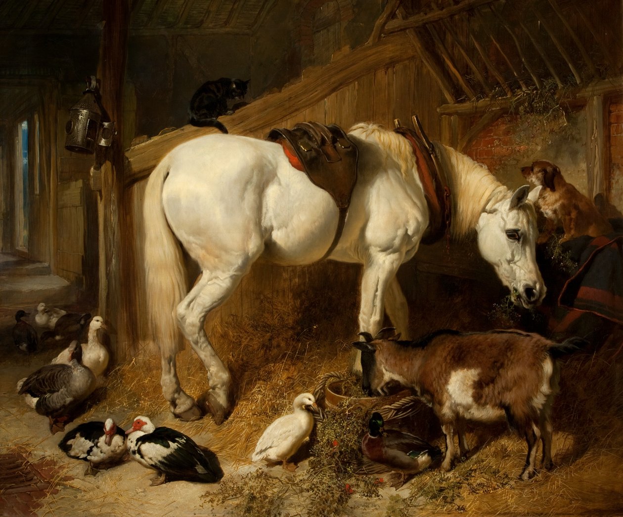 De Middagmaaltijd door John Frederick Herring Senior