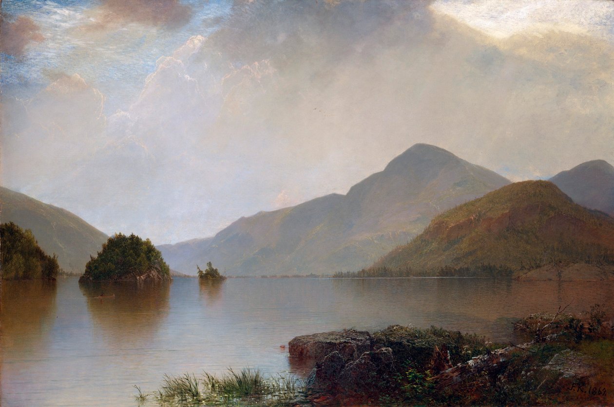 Meer George door John Frederick Kensett