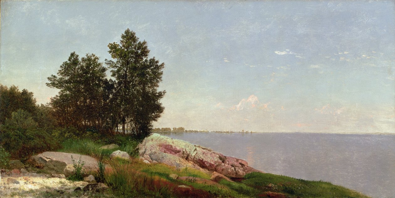 Long Island Sound bij Darien door John Frederick Kensett