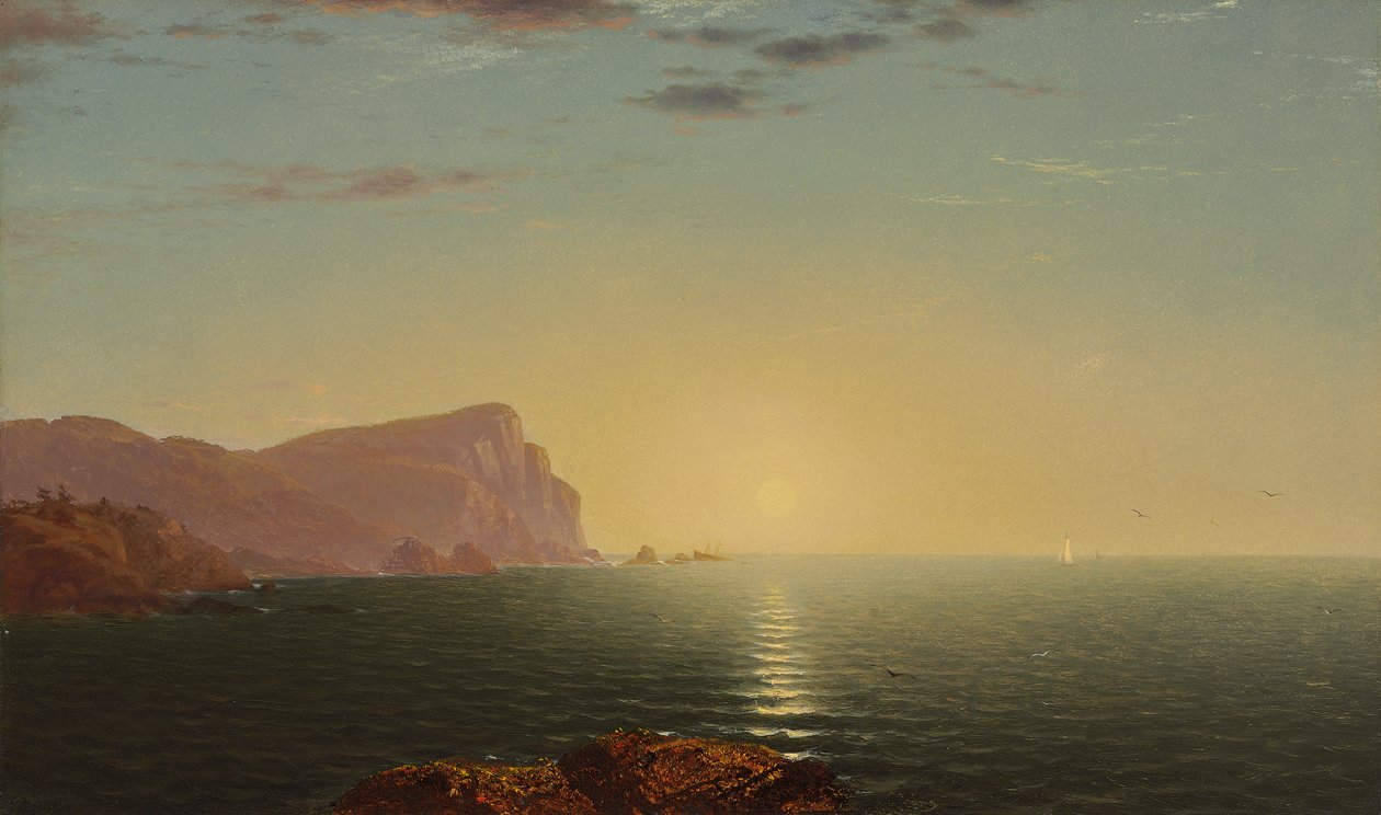 Zonsopgang in New England, c.1863 door John Frederick Kensett