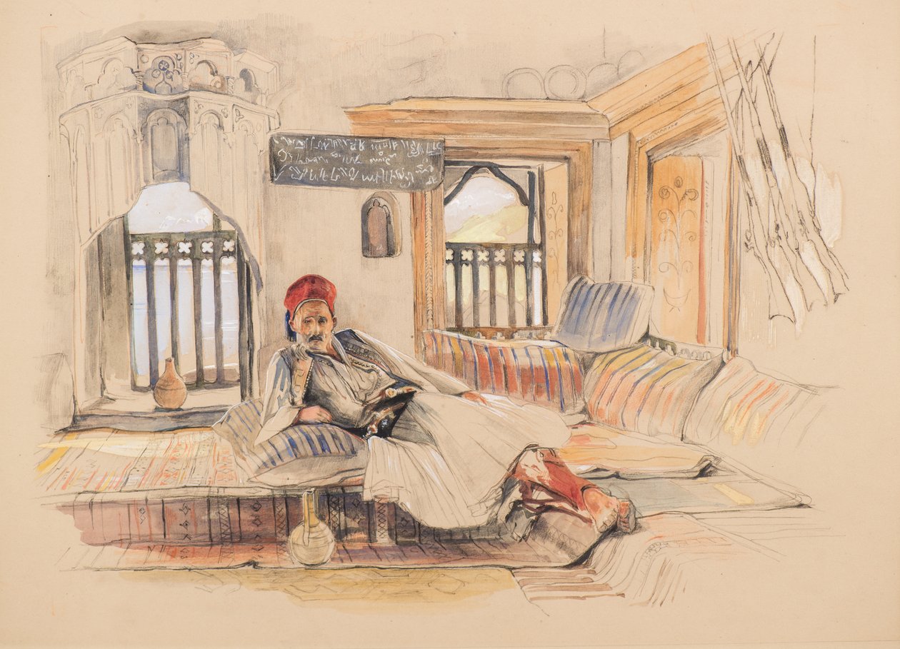 Een Oosters Interieur door John Frederick Lewis